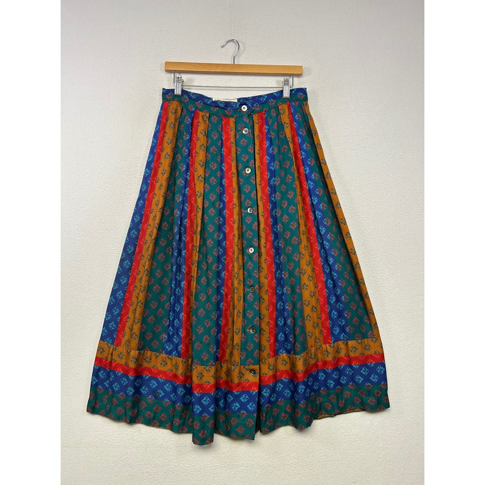 Vintage Liz Claiborne Womens 14 Skirt Retro 80s 90s Boho Modest Academia